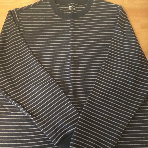 GAP Other - GAP Men’s Navy Blue & White Stripe Sweater Sz L